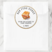 ハニーハニカム養蜂場 ラウンドシール (バッグ)