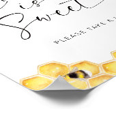 ハニーハニコーム ブライダルシャワー ラブ イズ スウィート ポスター (角)