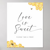 ハニーハニコーム ブライダルシャワー ラブ イズ スウィート ポスター (正面)