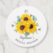 ハニーハニーの花婿さま ウェディングシャワーのお花 フェイバータグ (正面)