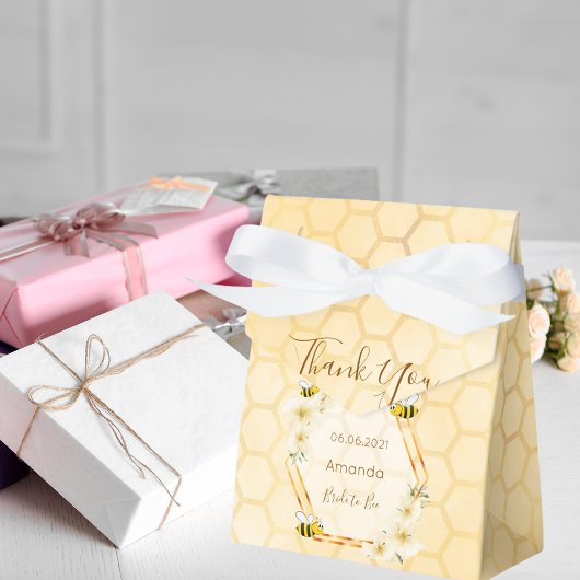 ハニーハートのブライダルシャワー　ウェディング ブライダルシャワーのお礼 フェイバーボックス