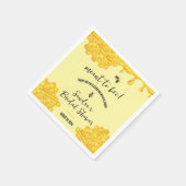 ハニーハート!ブライダルシャワー スタンダードカクテルナプキン (角)