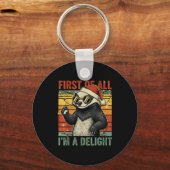 ハニーバジャーのクリスマス　まず第一に私は喜びの塊だ キーホルダー (正面)