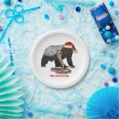 ハニーバジャーの聖句スネークバードクリスマス ペーパープレート (パーティー)