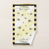 ハニーバスタオルセットのような甘い バスタオルセット (ハンドタオル)