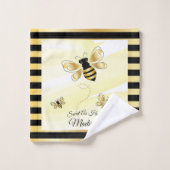 ハニーバスタオルセットのような甘い バスタオルセット (ウォッシュタオル)