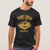 ハニーバター(アレンジトースト カレッジ風イラスト) Tシャツ (正面)