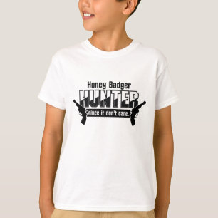 ハニーバッガーハンターシャツ – スタイルとカラーを選択 Tシャツ
