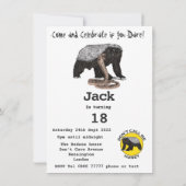 ハニーバッガーバダスアニマル18thバースデーパーティーボーイ (裏面)