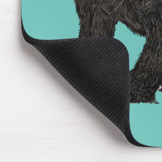 ハニーバッガー大胆不敵扱いにく野生動物アート マウスパッド (コーナー)