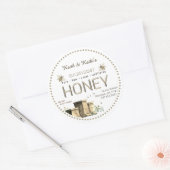 ハニーバックヤードビーハイブ&リトルビーズガーデン ラウンドシール (封筒)