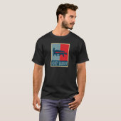 ハニーバッジャーオバマ Tシャツ (正面フル)