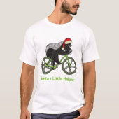 ハニーバッジャーサイクリングおもしろいバッカスフェスティバル引用文 Tシャツ (正面)
