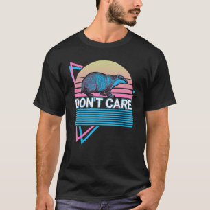 ハニーバッジャーレトロ気にはない Tシャツ