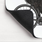 ハニーバッジャー自転車のバッカス マウスパッド (コーナー)