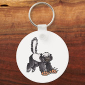 ハニーバッジャー キーホルダー (正面)