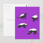 ハニーバッジャー ポストカード (正面/裏面)