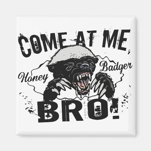 ハニーバッジャー マグネット (正面)