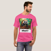 ハニーバッジャー – 何? Tシャツ (正面フル)