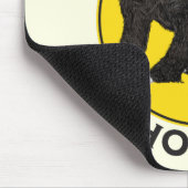 ハニーバッダスハニーバッガーイエローアートと呼ぶな マウスパッド (コーナー)