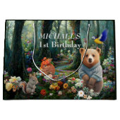 ハニーバニーとブーべア ラージペーパーバッグ (正面)