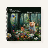 ハニーバニーとブーブベア ノートブック (正面)