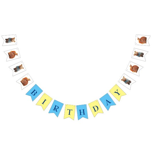 ハニーバニーとブーブベア バンティングフラッグ (全)