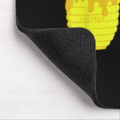 ハニーバニーキュート&ラバおもしろいビット動物愛好家 マウスパッド (コーナー)