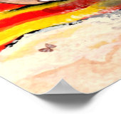 ハニーバニービーチラビットトロピカルバケーションポスター ポスター (角)