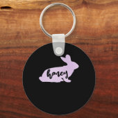 ハニーバニーラビットイースターギフト |バニー・ラバー キーホルダー (正面)