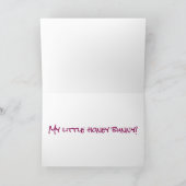 ***ハニーバニー*** 誕生日おめでとう、あなたへ カード (内部)