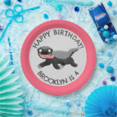 ハニーバパーソナライズされたッダートカートン誕生日 ペーパープレート (パーティー)