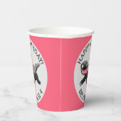 ハニーバパーソナライズされたッダートカートン誕生日 紙コップ (右)