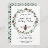 ハニーバンビーシャワー招待状 招待状 (正面/裏面)