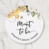 ハニーバースデー クラシック ラウンド ステッカー フェイバータグ (正面)