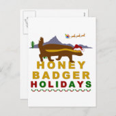 ハニーバードホリデー シーズンポストカード (正面/裏面)