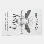 ハニーパーソナライズされたビーキッチンタオル キッチンタオル (横)