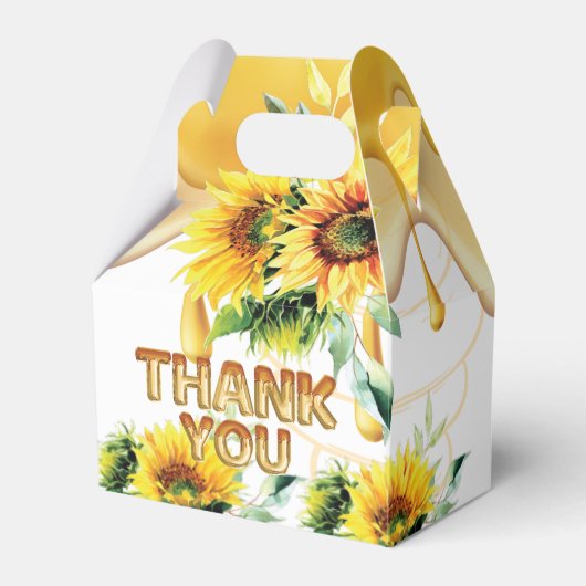 ハニーパーソナライズされたビー誕生日Iベビーシャワー フェイバーボックス (正面サイド)