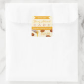 ハニービジネスステッカー スクエアシール (バッグ)