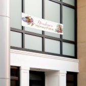 ハニービジネスバナー 横断幕 (ビルの外側)