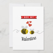 ハニービーおもしろいウィムシーバレンタインデー シーズンカード (正面)