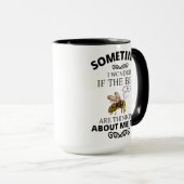 ハニービーおもしろい恋人農家ビーキーパーアピアリスト マグカップ (正面右)