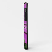 ハニービーが紫のアフリカのデイジーアート Case-Mate iPhoneケース (裏面/左)