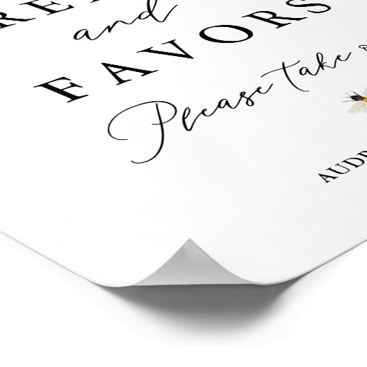 ハニービーとデイジーのトリートとウィズシャワー表示 ポスター (角)