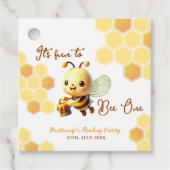 ハニービーのおもしろいに誕生日 フェイバータグ (正面)