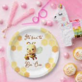 ハニービーのおもしろいに誕生日 ペーパープレート (パーティー)