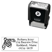 ハニービーのカスタム住所 セルフインキングスタンプ (インサイチュ)