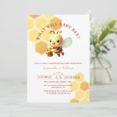 ハニービーのベビーと性別が明らかにする 招待状 (スタンド正面)