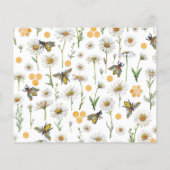 ハニービーの親へビーベイビーシャワーアドバイスカード | (裏面)