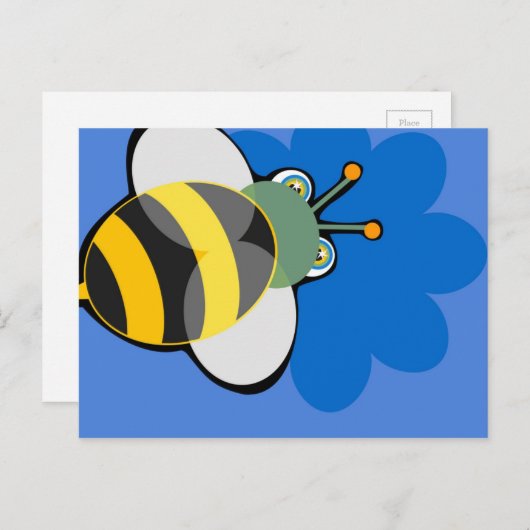 ハニービーはがき ポストカード (正面/裏面)